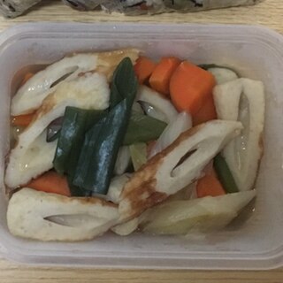 ちくわとねぎの煮物